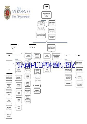 Fire Department Organizational Chart 2