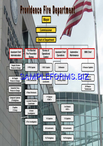 Fire Department Organizational Chart 3 pdf free